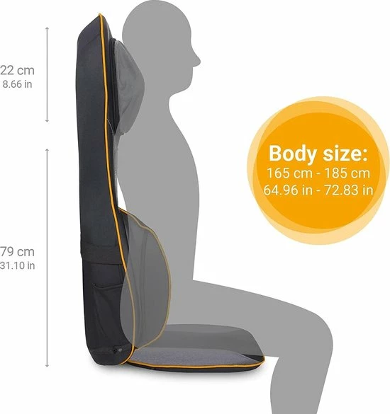 Medisana MC 825 - Massagestoel - Shiatsu Massage 3 Medisana MC 825 - Massagestoel - Shiatsu Massage - Afbeelding 3