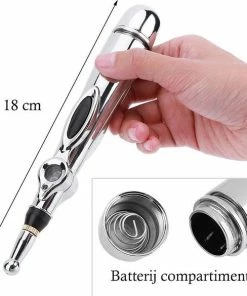 Xenium Massage Pen - Elektronische Acupunctuur Pen - Ronde En Platte Kop - Gel - Handleiding - Massage Apparaat ? Spierontspanning - Pijnbestrijding ? Meridiaan Energy Pen -KLASVSA Verkoop 550x585 7