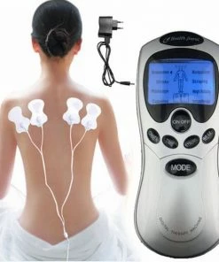 Merkloos Elektrische Massager 4 Pads - Massage Apparaat - Pulse Massager - Ontspanningsmassage