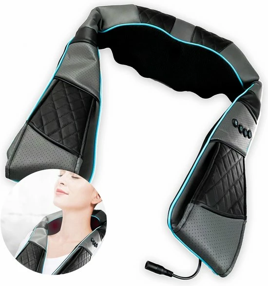 Relaxius? Massagekussen - Draadloos - Shiatsu Massagekussen - Nekmassage - Infrarood Warmtefunctie - 3 Intensiteitsstanden 1 Relaxius? Massagekussen - Draadloos - Shiatsu Massagekussen - Nekmassage - Infrarood Warmtefunctie - 3 Intensiteitsstanden