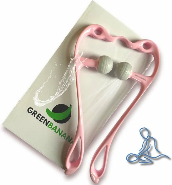 GreenBanana - Nek Massage - Massage Roller - Pijnlijke Drukpunt Massager - Hand Roller - Rollerbal Voor Nek - Schouder - Been- Triggerpoint - Acupressuur - Multifunctionele Handmatige GreenBanana Nek Massage Apparaat 4 GreenBanana - Nek Massage - Massage Roller - Pijnlijke Drukpunt Massager - Hand Roller - Rollerbal Voor Nek - Schouder - Been- Triggerpoint - Acupressuur - Multifunctionele Handmatige GreenBanana Nek Massage Apparaat - Afbeelding 4