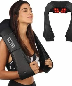 STATCH - Elektrisch Shiatsu Massage Kussen Met Warmte Functie - Nek En Schouder Massagekussen - Zwart -KLASVSA Verkoop 550x590 3