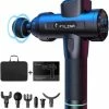 FYLINA Massage Gun - Massage Apparaten -Zomer Sale! Fitness Apparaten- Sport - LED Display - 30 Standen - 6 Kopstukken - 8 Uur Lang Werkheid- Inclusief Reistas - Zwart