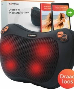 Comfore - Draadloos Massage Kussen - Shiatsu Massage - Infrarood Warmte