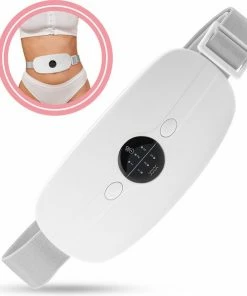 MoreWomen? MVK02 - Menstruatie Warmteband - Verwarmde Menstruatieband - Verwarmingsband - Warmtekussen - 3 Warmtestanden - Triltechnologie - Wit