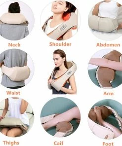 Alizendeh Massagekussen Shiatsu Massage Met Riem Warmtefunctie Elektrische Auto Nek Massager -KLASVSA Verkoop 550x597 5