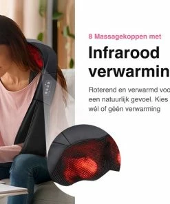 Vivid Green Nekmassage Apparaat - Shiatsu Massagekussen - Massage Apparaten - Nekmassage - Kussen Nek En Rug - Apparaat -KLASVSA Verkoop 550x598 1