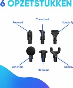 Famson Massage Gun - Sport En Relax - Draadloos - Professioneel - 6 Opzetstukken - Massage Apparaat -KLASVSA Verkoop 550x601 4