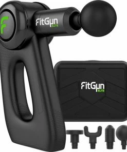 Massage Gun Professioneel Voor Sport En Relax Massage Pistool - Gym Fitness Hardlopen Massage - FitGun Elite - Inclusief Ebook (40 Pagina's)