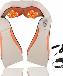 Alizendeh Massagekussen Shiatsu Massage Met Riem Warmtefunctie Elektrische Auto Nek Massager