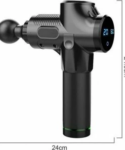 Merkloos Massage Gun + 6 Opzetstukken | Zwart 16 Merkloos Massage Gun + 6 Opzetstukken | Zwart -KLASVSA Verkoop 550x619 5