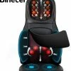Binecer MP1.2 Shiatsu Massagestoel Met Massagekussen ? Massage Stoel Met Rollende Kneedmassage ? Instelbare Warmtefunctie ? Met Nekmassage, Rugmassage - Zwart