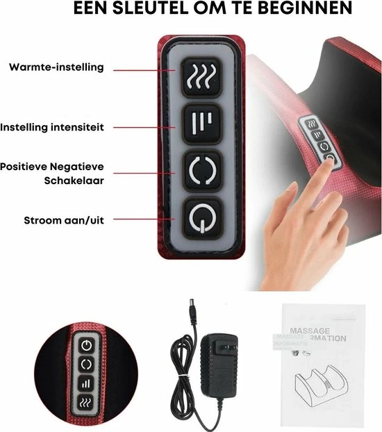 Voetmassage apparaat - 12 massageballen - Automatische timer - Bloedsomloop - Voetmassage - Voetmassage apparaat bloedsomloop - Moederdag cadeautje Merkloos Voetmassage Apparaat - 12 Massageballen - Automatische Timer - Bloedsomloop - Voetmassage - Voetmassage Apparaat Bloedsomloop - Moederdag Cadeautje -KLASVSA Verkoop