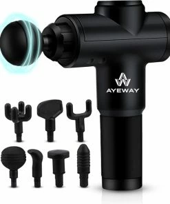 AyeWay Professionele Massage Gun - Nek, Rug, Fullbody - 7 Opzetstukken - 6 Standen