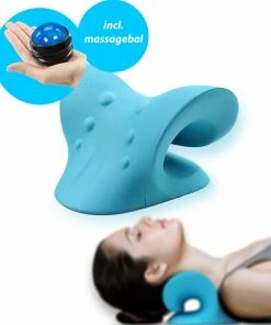 DealEasy - Nekstretcher - Massagekussen - Nekkussen - Incl Massagebal