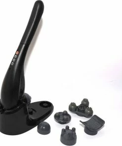 Siemm Massage Apparaat - Oplaadbaar - Handmassage Apparaat - Black Friday - Professioneel Massage Apparaat - Triggerpoint - Draadloos - 6 Massage Koppen - 4 Massage Standen - 3 Intensiteitsstanden - Massage Gun - Anti Stress-klopmassage