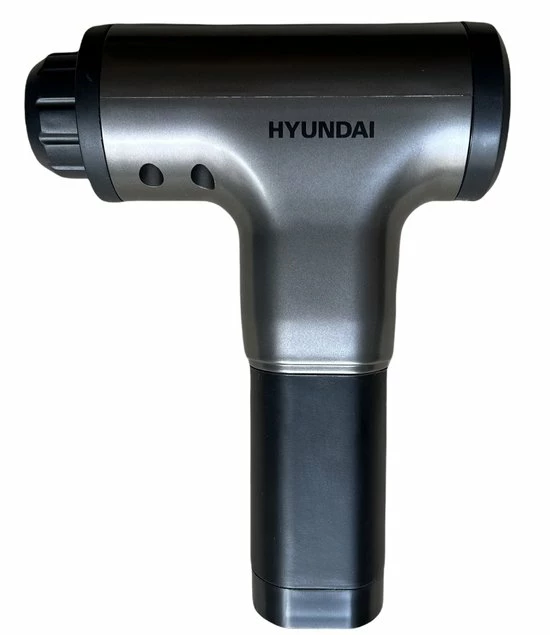 Hyundai - Massage Gun - Dark Grey- In Reiskoffer 4 Hyundai - Massage Gun - Dark Grey- In Reiskoffer - Afbeelding 4