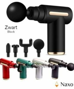 Naxo - Massage Gun - Zwart - Incl. Draagbare Case En Oefenprogramma