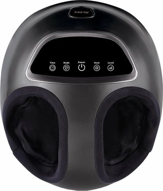 Rileks Voetmassage Apparaat - Shiatsu & Warmte Massage Met Timer - Zwart 1 Rileks Voetmassage Apparaat - Shiatsu & Warmte Massage Met Timer - Zwart