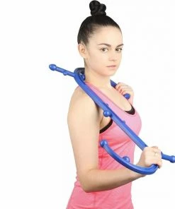 Merkloos Thera Cane - Massage Stick - Spierknopen - Spierpijn - Fysio - S-Trigger Massage - Nekpijn - Rugpijn - Bloedcirculatie - Trigger Point -KLASVSA Verkoop 550x643