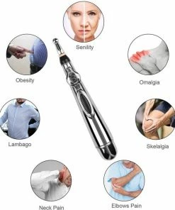 Xenium Massage Pen - Elektronische Acupunctuur Pen - Ronde En Platte Kop - Gel - Handleiding - Massage Apparaat ? Spierontspanning - Pijnbestrijding ? Meridiaan Energy Pen -KLASVSA Verkoop 550x648 4