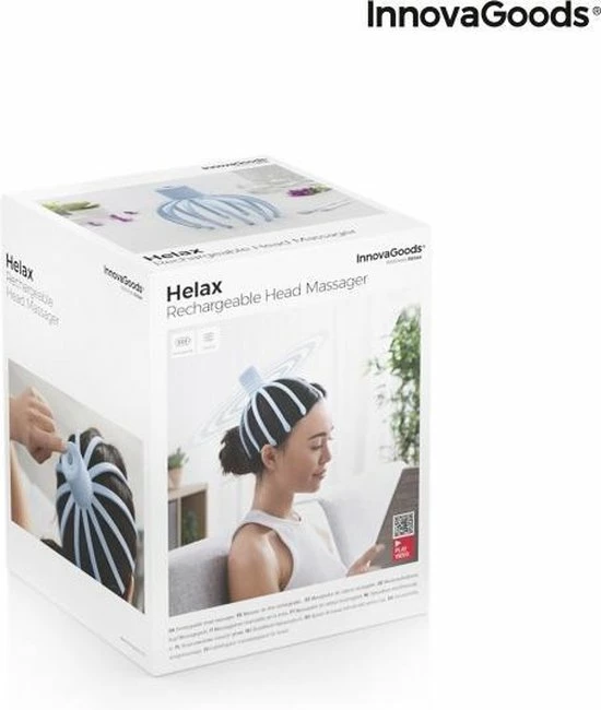 InnovaGoods Hoofd Massage Apparaat Met Oplaadbar Kop - Helax 6 InnovaGoods Hoofd Massage Apparaat Met Oplaadbar Kop - Helax - Afbeelding 6