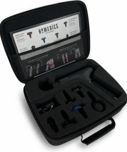 HoMedics PGM1000 Draadloze Massage Gun - 5 Uur Batterij - Met Warmtefunctie - 6 Opzetstukken - Professioneel - Sport En Relax Massage - Inclusief Koffer -KLASVSA Verkoop 550x650