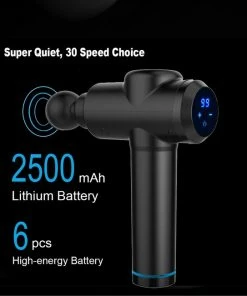 MOSO Massage Gun Professioneel Met Infrarood Warmte Nekkussen Massage Kussen Voor Nek Schouder Rug Hand Massager 2500mAh Met 6 Massage Heads 99 Snelheden Elektrische Percussie Massager Met LED Display Touch Screen -KLASVSA Verkoop 550x651