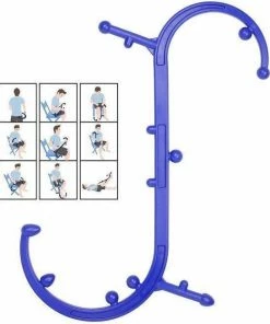 Merkloos Thera Cane - Massage Stick - Spierknopen - Spierpijn - Fysio - S-Trigger Massage - Nekpijn - Rugpijn - Bloedcirculatie - Trigger Point