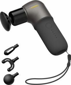 NAIPO MASSAGE GUN - MGPC-002 - 4 Opzetstukken - 5 Massage Standen - Zeer Krachtig En Compact - Batterijduur 2 Uur (2.500 MAh) - Makkelijk Mee Te Nemen Voor Op Reis - Black Friday