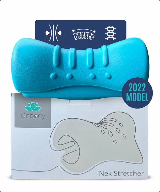 Onbody - Nekstretcher - Nekmassage apparaat - Tegen Nekpijn - Nek stretcher - Kerst - Black Friday - Hoofdkussen tegen Nekklachten - Nekkussen - Blauw Onbody - Nekstretcher - Nekmassage Apparaat - Tegen Nekpijn - Nek Stretcher - Kerst - Black Friday - Hoofdkussen Tegen Nekklachten - Nekkussen - Blauw -KLASVSA Verkoop 550x660 1