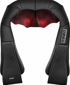 STATCH - Elektrisch Shiatsu Massage Kussen Met Warmte Functie - Nek En Schouder Massagekussen - Zwart -KLASVSA Verkoop 550x676 3