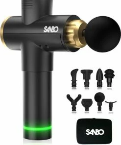 Sanbo? Massage Gun Elite - Sport En Relax Massage - Professioneel 30 Standen - Inclusief Koffer - Inclusief APP - Massage Pistool - Black Friday 2022