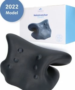 Lifeproducts Nekstretcher – Massagekussen – Nekmassage Apparaat – Shiatsu Massagekussen – Kussen Voor Nekklachten – Nek Stretcher - Zwart