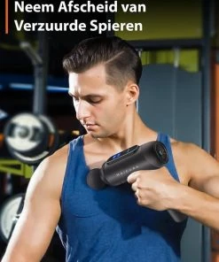 Maicura Massage Gun - Professioneel Massage Apparaat - Sport En Relax Massage - GRATIS E-book - Koffer - Zwart -KLASVSA Verkoop 550x697