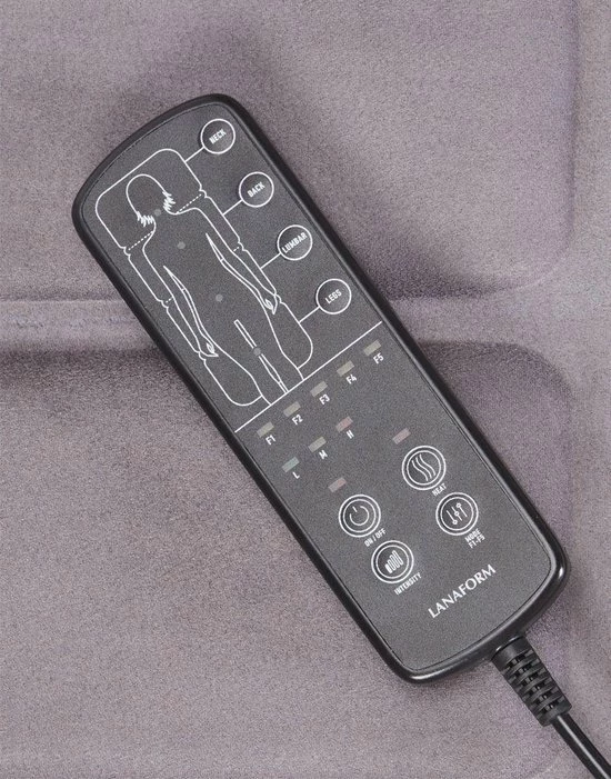 Massage Matras LA110315 - Zwart - Lanaform 9 Massage Matras LA110315 - Zwart - Lanaform - Afbeelding 9