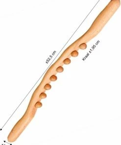 Merkloos Massage - Massageapparaat - Voor Rug, Nek, Schouder, Buik, Armen, Benen, Etc. - Massage Stok Hout - Guasha Massage Tool - Duurzaam - 1 Stuk -KLASVSA Verkoop 550x721