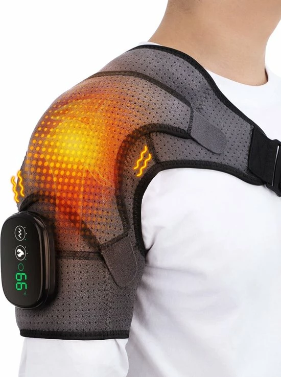 MCI Elektrische Schouder Massage - Verwarming - Infrarood - Therapie - Stimulator - 2 In 1 Heat And Massage 3 MCI Elektrische Schouder Massage - Verwarming - Infrarood - Therapie - Stimulator - 2 In 1 Heat And Massage - Afbeelding 3