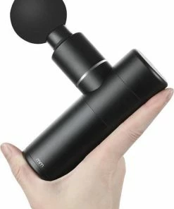 MikaMax Mini Massage Gun - Portable Spiermassage Apparaat - Massage Pistool - 2400 MAh - Bevorderd Spierherstel/Bloedsomloop - Gelijkwaardig Vermogen Als 'Grote' Massageapparaten - Draagbaar - 4 Standen - Incl. 4 Opzetstukken - Zwart -KLASVSA Verkoop 550x742 2