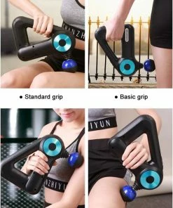 360HealthyLifestyle 360 Healthy Lifestyle - Triangle Massage Gun - Theragun - Massage Gun Professioneel - Sport En Relax Massage - Spiermassage - 12 Opzetstukken -KLASVSA Verkoop 550x746 1