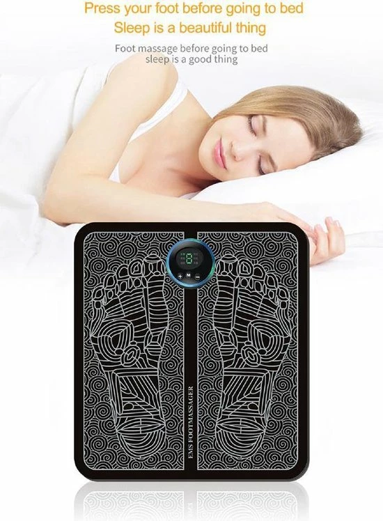 Safu Bloedcirculatie Apparaat -Voet Massage - EMS Trainer ?- Draadloos - Compact-usb Voetmassagemat-Voetmassage Apparaat - Stimuleert Bloedsomloop Voor Voeten -EMS - Acupressuur Verbetering Bloedsomloop ? 2 Safu Bloedcirculatie Apparaat -Voet Massage - EMS Trainer ?- Draadloos - Compact-usb Voetmassagemat-Voetmassage Apparaat - Stimuleert Bloedsomloop Voor Voeten -EMS - Acupressuur Verbetering Bloedsomloop ? - Afbeelding 2