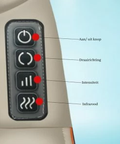 D'AZ - Massagekussen - Shiatsu Massagekussen - Nekkussen - Sage -KLASVSA Verkoop 550x778 3