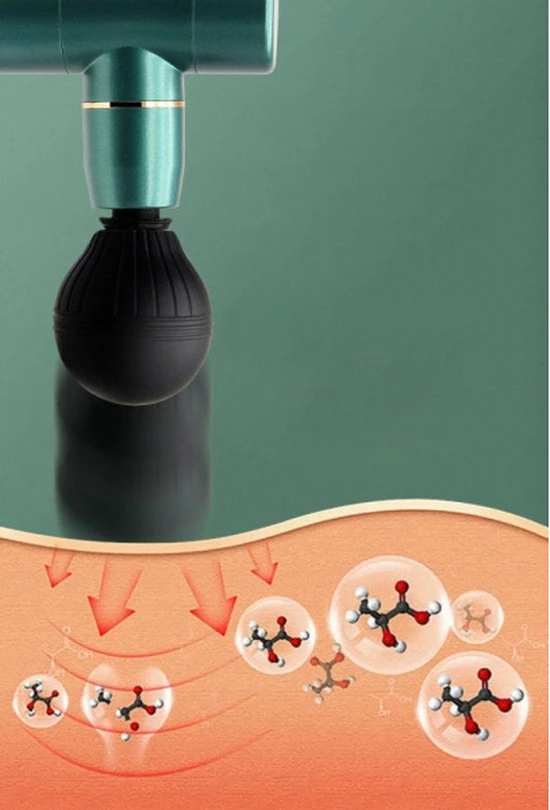 Massage Gun Massage Pistool Fascia Massage Apparaat 2 Massage Gun Massage Pistool Fascia Massage Apparaat - Afbeelding 2