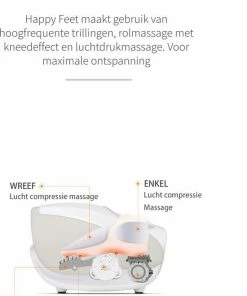 PRESSPLUS HAPPY FEET (wit) - Massage Voor Voeten En Kuiten - Voetmassage - Lucht Compressie - Ontspanningsmassage - Drukpuntmassage - Shiatsu Massage - Kuitmassage - Guasha -KLASVSA Verkoop 550x820 3