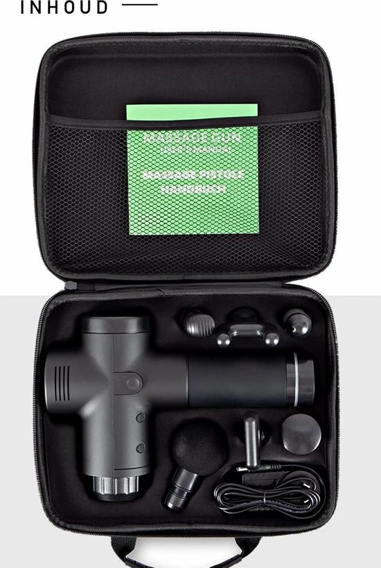 Moose - Massage Gun - Massage Gun Professioneel - Massage Gun Stil - Massage Gun Draadloos - Theragun - Massage Pistool 4 Moose - Massage Gun - Massage Gun Professioneel - Massage Gun Stil - Massage Gun Draadloos - Theragun - Massage Pistool - Afbeelding 4