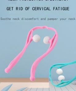 Merkloos Massage Roller - Nek Roller Tegen Krampen En Spierpijn- Nekmassage Apparaat -Nek Spier Stimulator -KLASVSA Verkoop 550x831