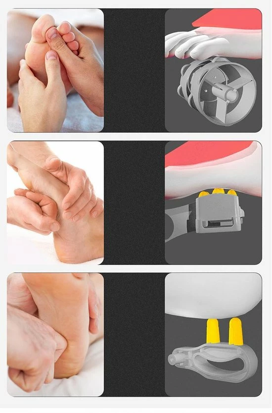 Rileks Voetmassage Apparaat - Shiatsu & Warmte Massage Met Timer - Zwart 6 Rileks Voetmassage Apparaat - Shiatsu & Warmte Massage Met Timer - Zwart - Afbeelding 6